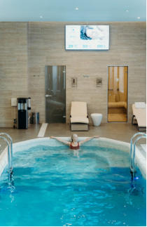 Date in een priv-wellness.